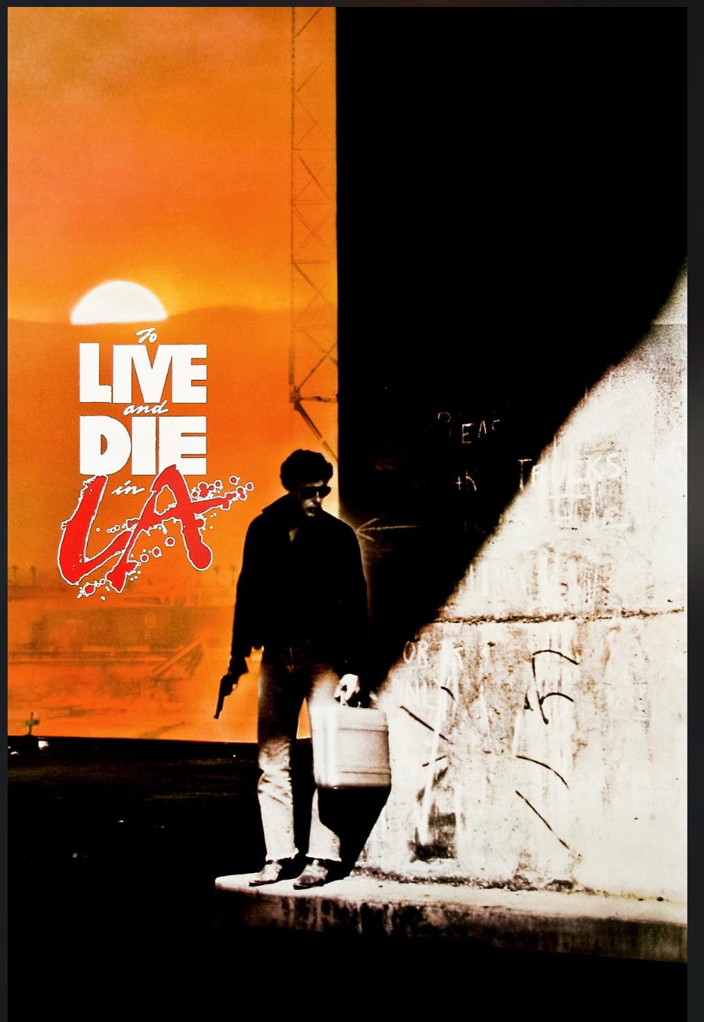 To Live and Die in L.A. Poster