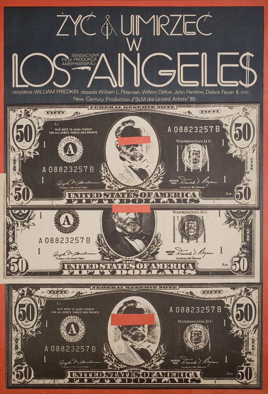 To Live and Die in L.A. Poster